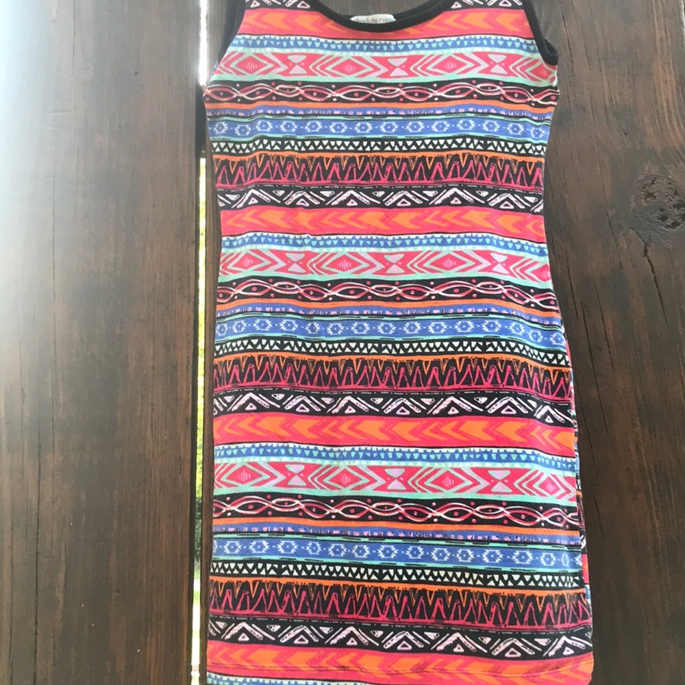 Size small Aztec print mini dress